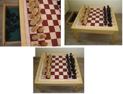table &eacute;chiquier/damier